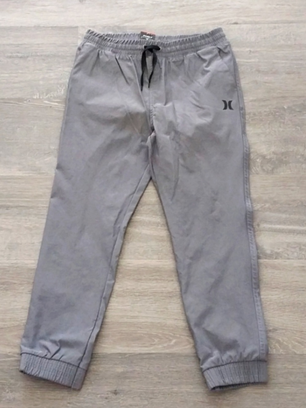 Hurley Youth Gray Elastic Cuff Stretch Joggets size 7/8